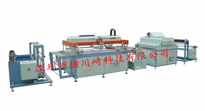 鶴市大型UV全自動卷對卷絲網(wǎng)印刷機(jī)，煙花