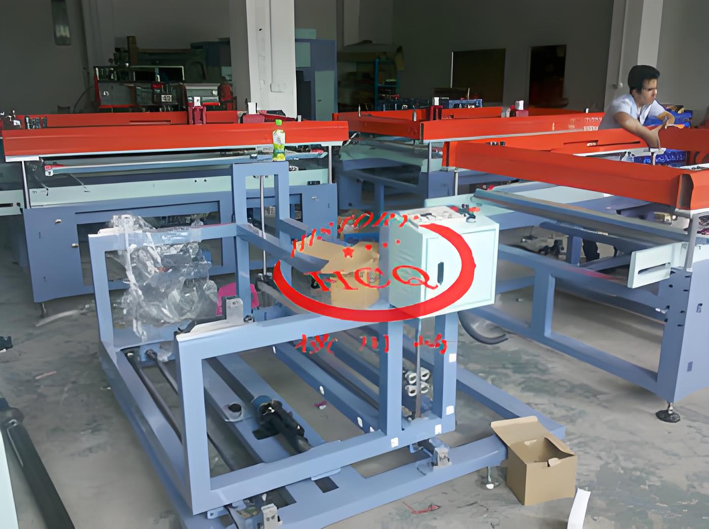 全自動(dòng)電熱膜絲印機(jī)組