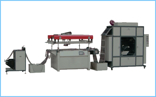 鶴市四柱式卷對卷絲印機(jī)